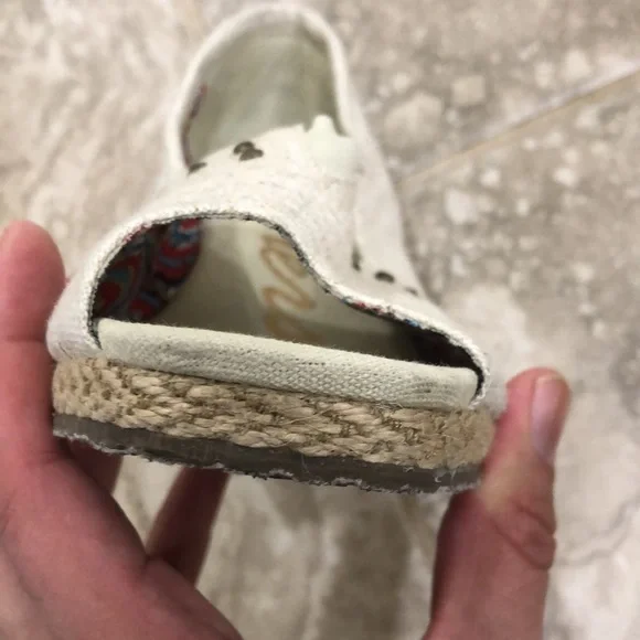 Skechers Womens Cloth Wedge (3.5”) Open Toe Sandals - Picture 9 of 12